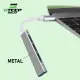 Steep Solid Ultra Slim 4 Port Type-C 3.1 to USB 3.0 Hub Çoklayıcı - Çoğaltıcı (Metal)