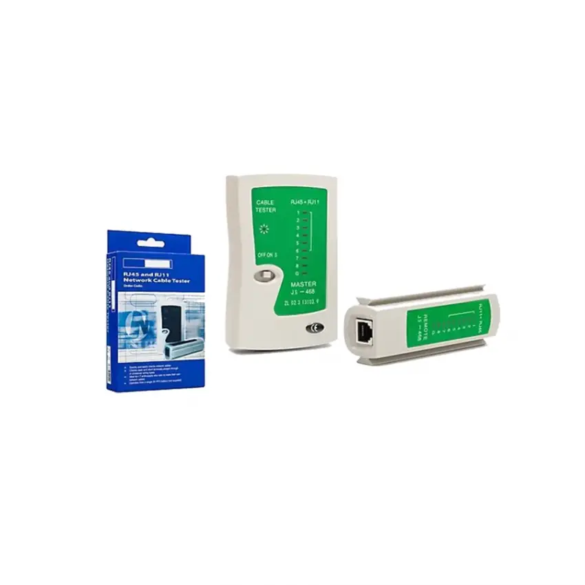 RJ45 - RJ11 Network Tester - Cat5 Cat6 Ağ Kablosu Test Cihazı