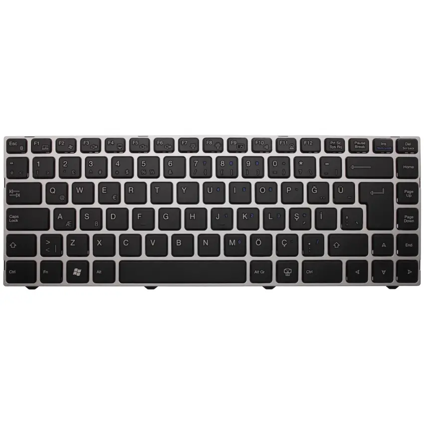 Medion B14Y Notebook Klavye (Gümüş TR)