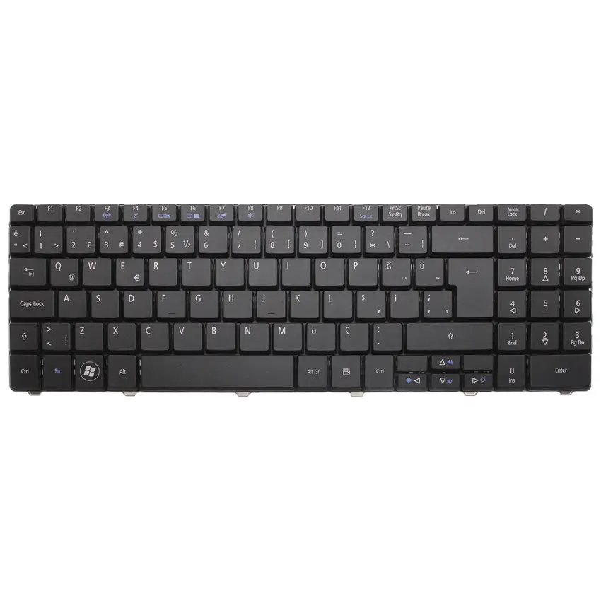 Acer PK130EL1B01, V109902AK1 Notebook Klavye (Siyah TR)