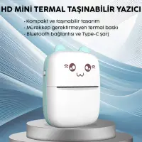 Steep Solid C9 Taşınabilir Kablosuz Mini Termal Yazıcı (Pembe)