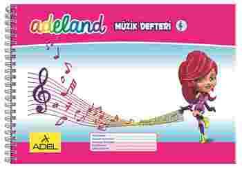 ADELAND MÜZİK DEFTERİ SPİRALLİ A5 30YP 500440