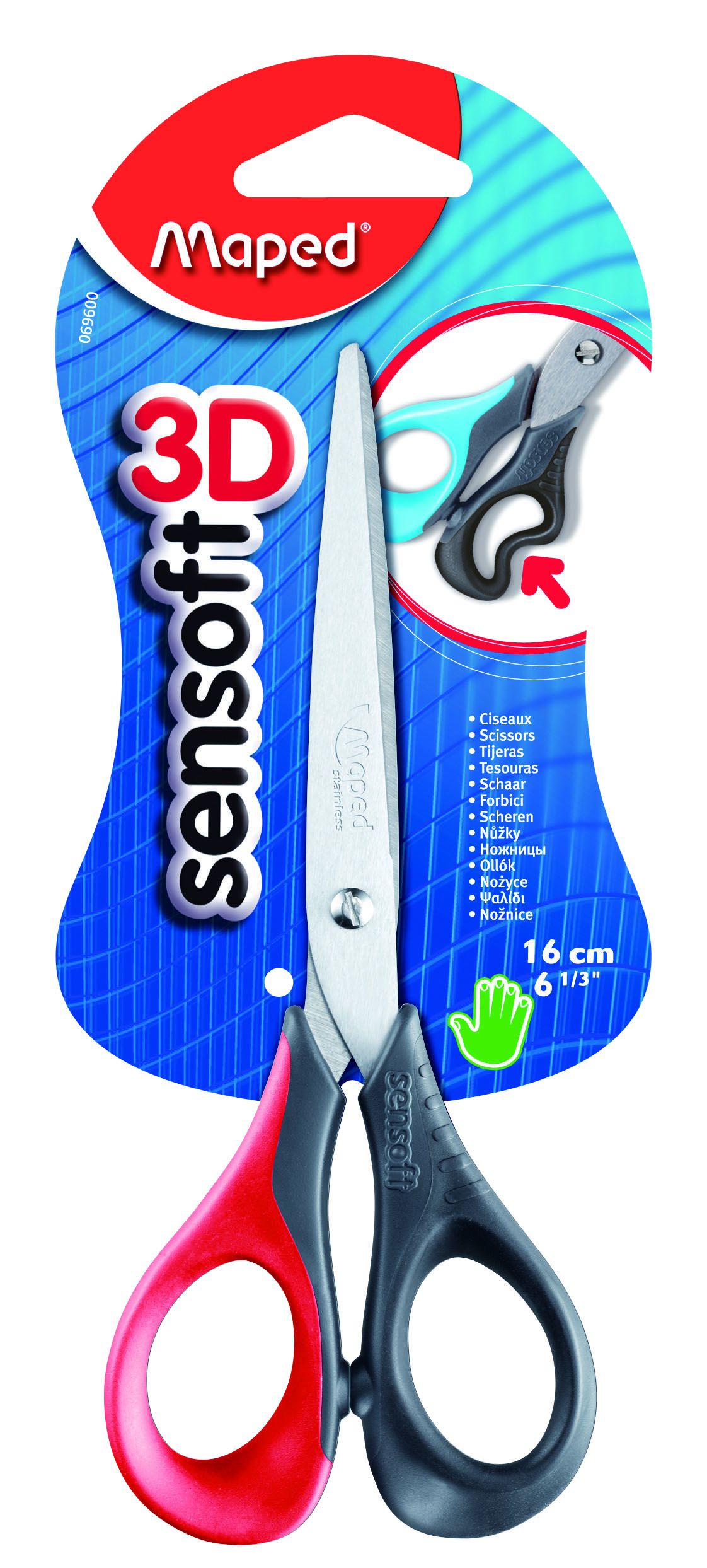 MAPED 169600 MAKAS SENSOFT SİMETRİK 16CM