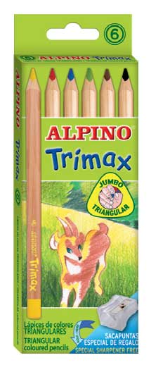 ALPİNO AL-343 TRİMAX JUMBO KALEM 6LI