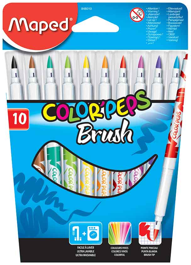MAPED 848010 COLOR PEPS KEÇELİ KALEM 10LU
