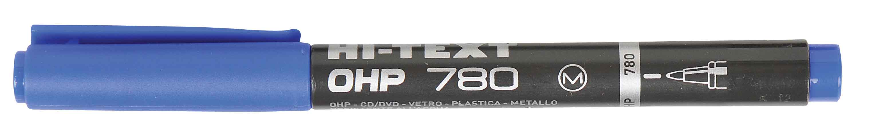 Hİ-TEXT 780MM ASETAT KALEMİ (M) MAVİ