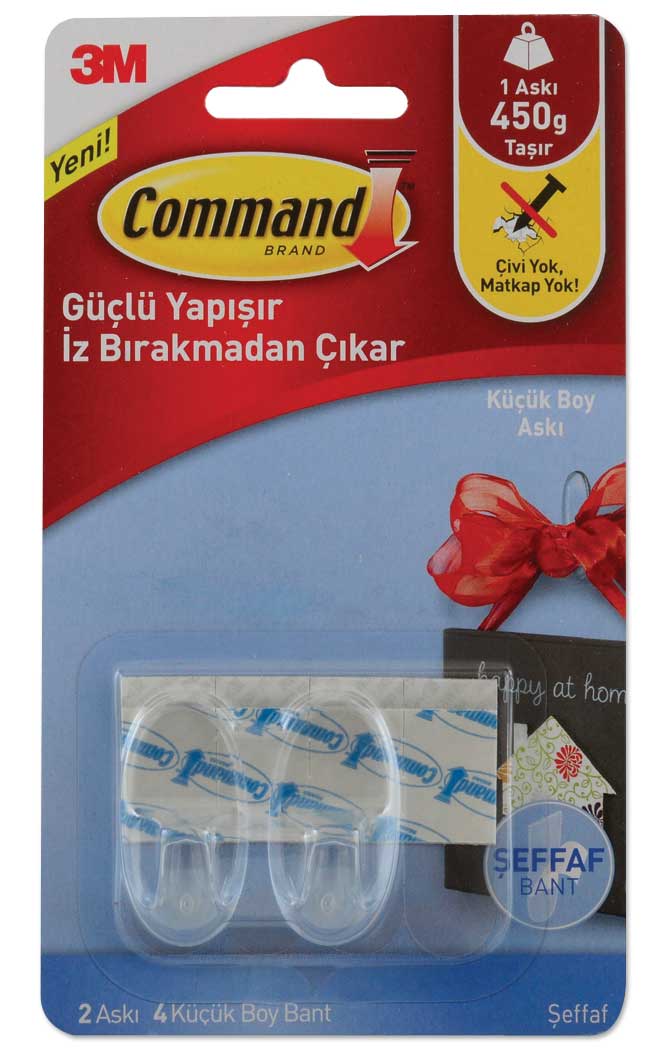 COMMAND 17092 KÜÇÜK BOY ŞEFFAF ASKI 0080-8183-6