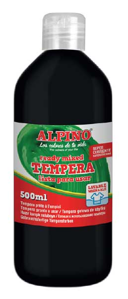 ALPİNO DM-030183 TEMPERA BOYA 500ML SİYAH