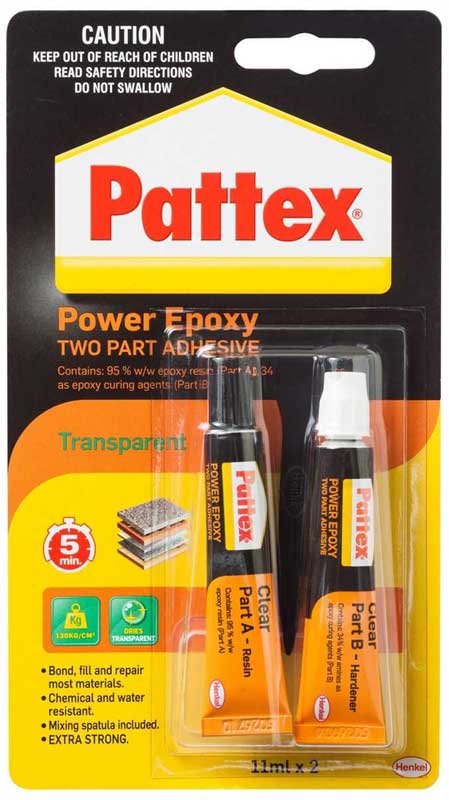 PATTEX 2902743 EPOKSİ GÜÇLÜ YAPIŞTIRICI 2X11ML