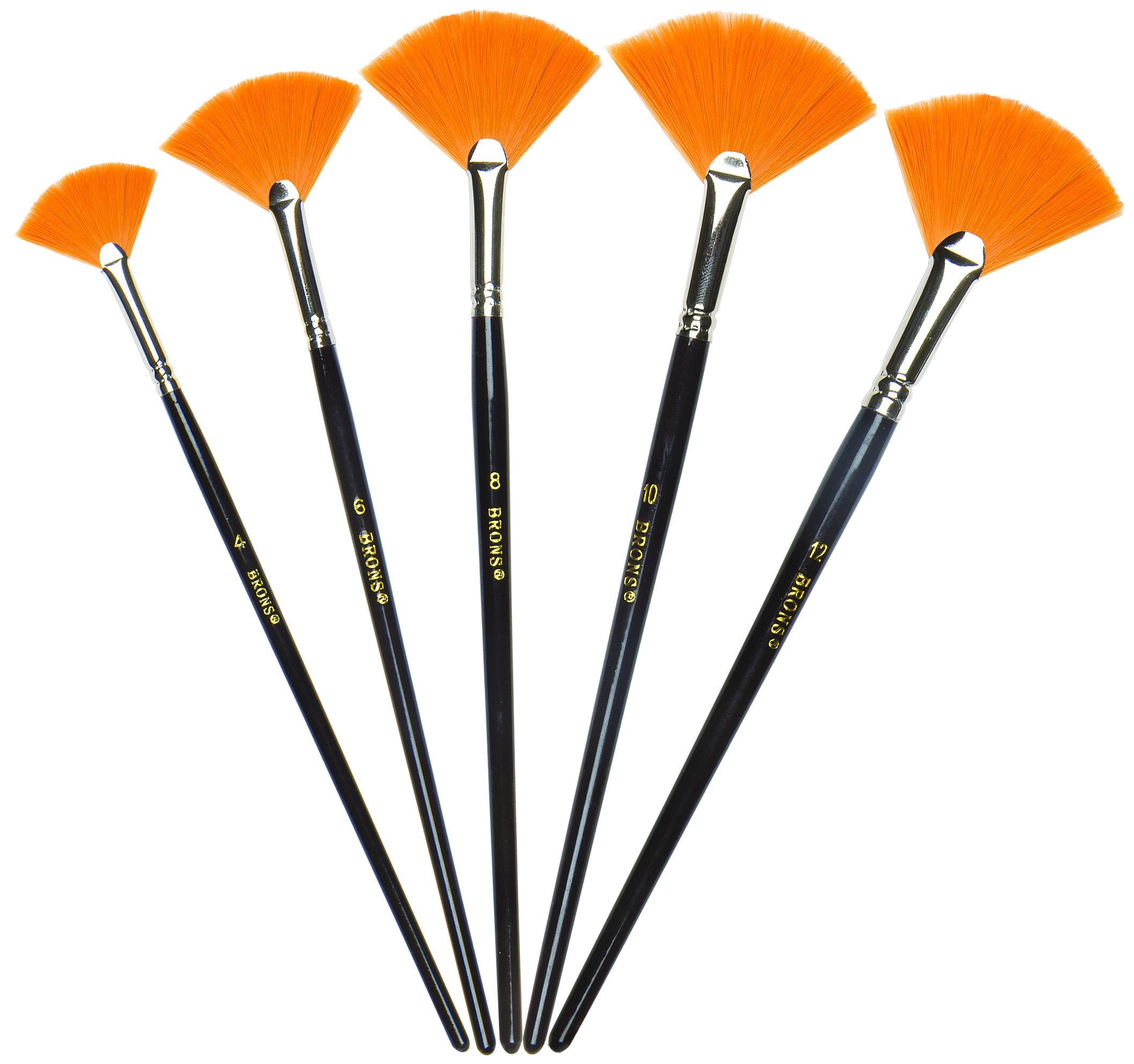 BRONS BR-607 YELPAZE YAĞLI BOYA FIRÇASI NO:10