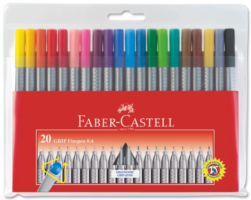 FABER GRİP FİNEPEN 0.4MM 20 RENK 151620