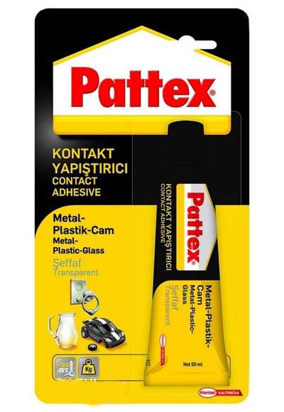PATTEX 2833224 METAL PLASTİK CAM YAP ŞEFFAF 50GR