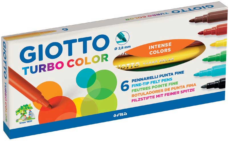 GIOTTO 415000 KEÇELİ KALEM 6LI
