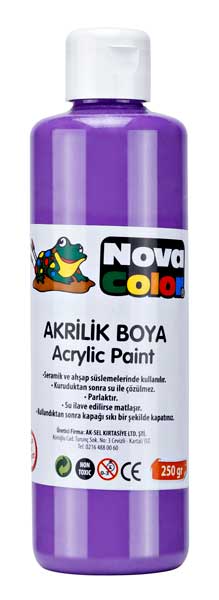 NOVA COLOR NC-3018 AKRİLİK BOYA 250GR MOR