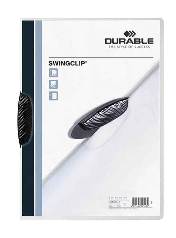 DURABLE 2260 SWİNGCLİP 30SYF SİYAH