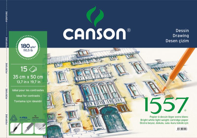 CANSON FCNS120153550 1557 ÇİZİM BLK 35X50 180GR 15YP