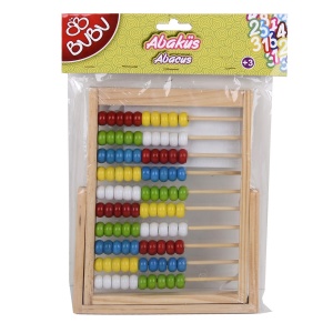 BU-BU AA0004 AHŞAP ABAKUS DESENLİ