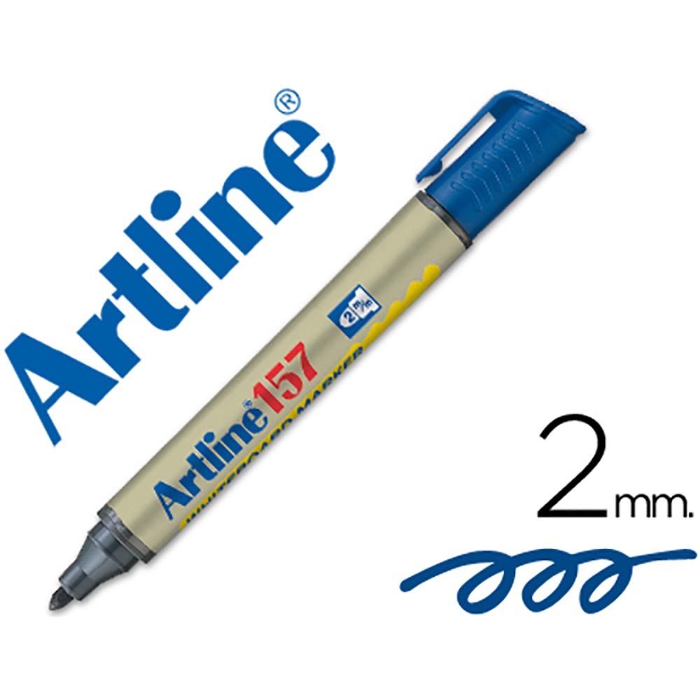 ARTLİNE 157 BEYAZ TAHTA KALEMİ MAVİ
