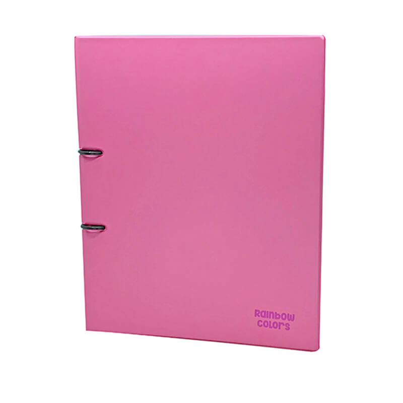 ÖNDER 121-23 RAİNBOW COLORS KLASÖR 2 HALKA PEMBE