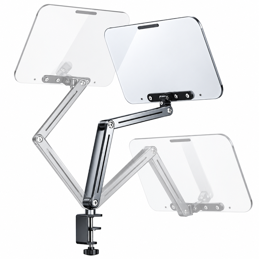 GLR Masaüstü Ayarlanabilir Metal Ayaklı Kitap Tablet Standı