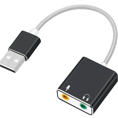 Kruxon ZR99 USB SOUND CARD KABLOLU 2 Lİ AUX