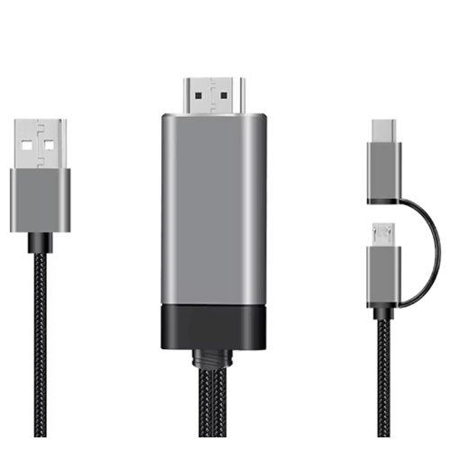 MİRASCREEN ZR775 LD36 3 İN 1 USB TO HDTV CABLE GÖRÜNTÜ AKTARICI