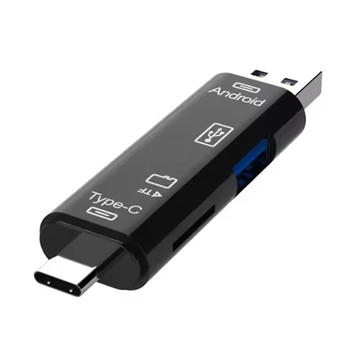 Kruxon ZR824 TYPE-C 3 İN 1 OTG SMART CARD READER