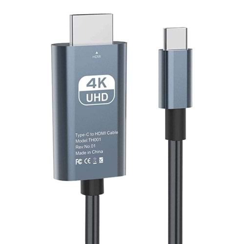 Kruxon ZR853 TYPE-C HDTV KABLO 2M 4K 30HZ