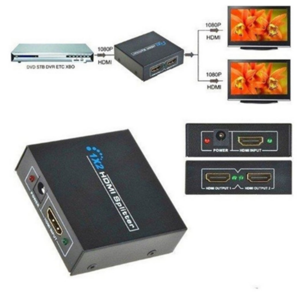 Kruxon ZR2 2 PORT HDMI SPLİTTER