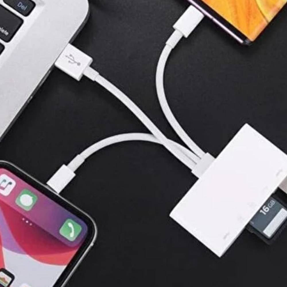 Kruxon ZR459 NK1032 TYPE-C LİGHTNİNG USB COMBO