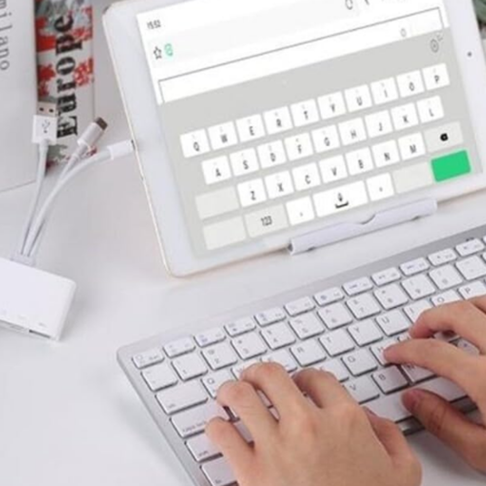 Kruxon ZR459 NK1032 TYPE-C LİGHTNİNG USB COMBO