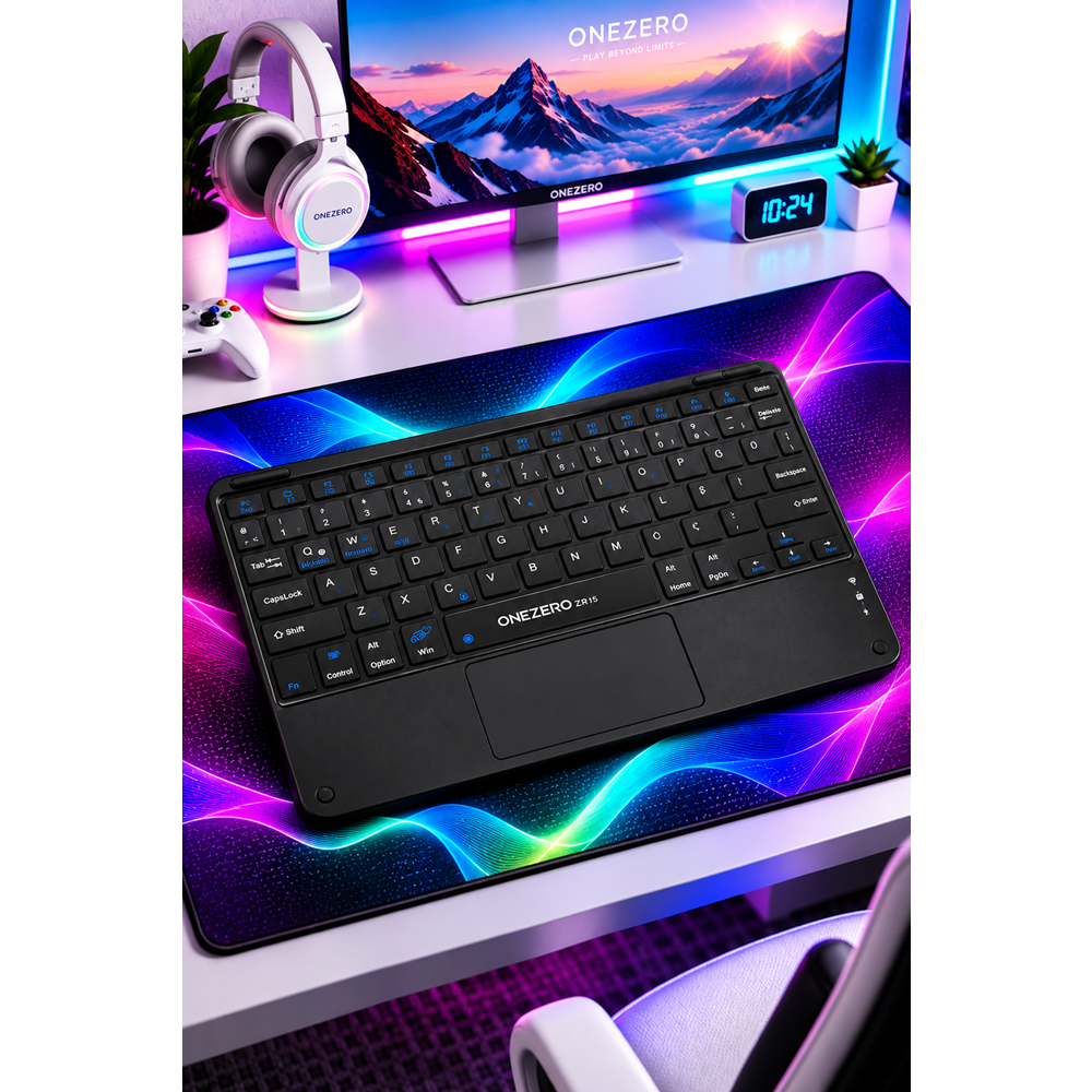 ONEZEO R15K SİYAH BLUETOOTH KLAVYE TOUCHPAD