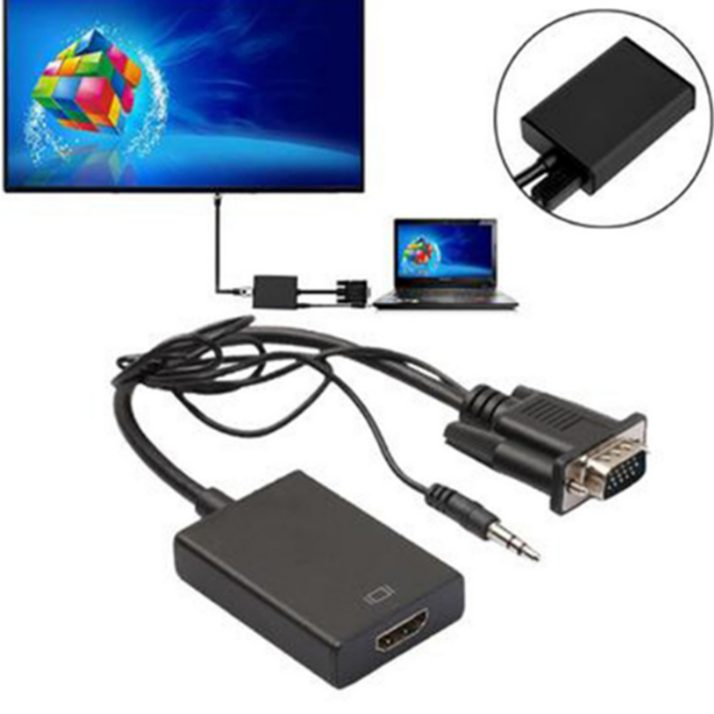 Kruxon ZR102 VGA TO HDMI ÇEVİRİCİ