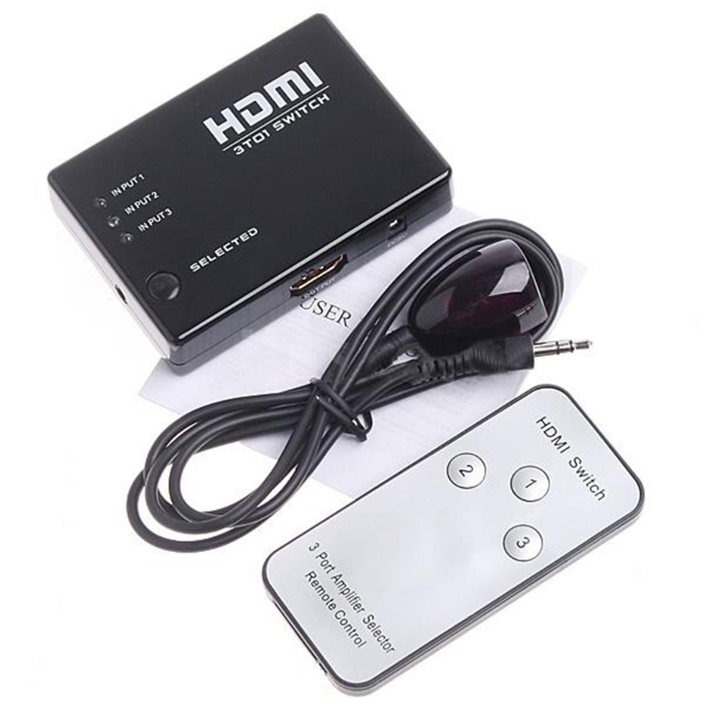 Kruxon ZR272 301 HDMI 3 PORT SWİTCH