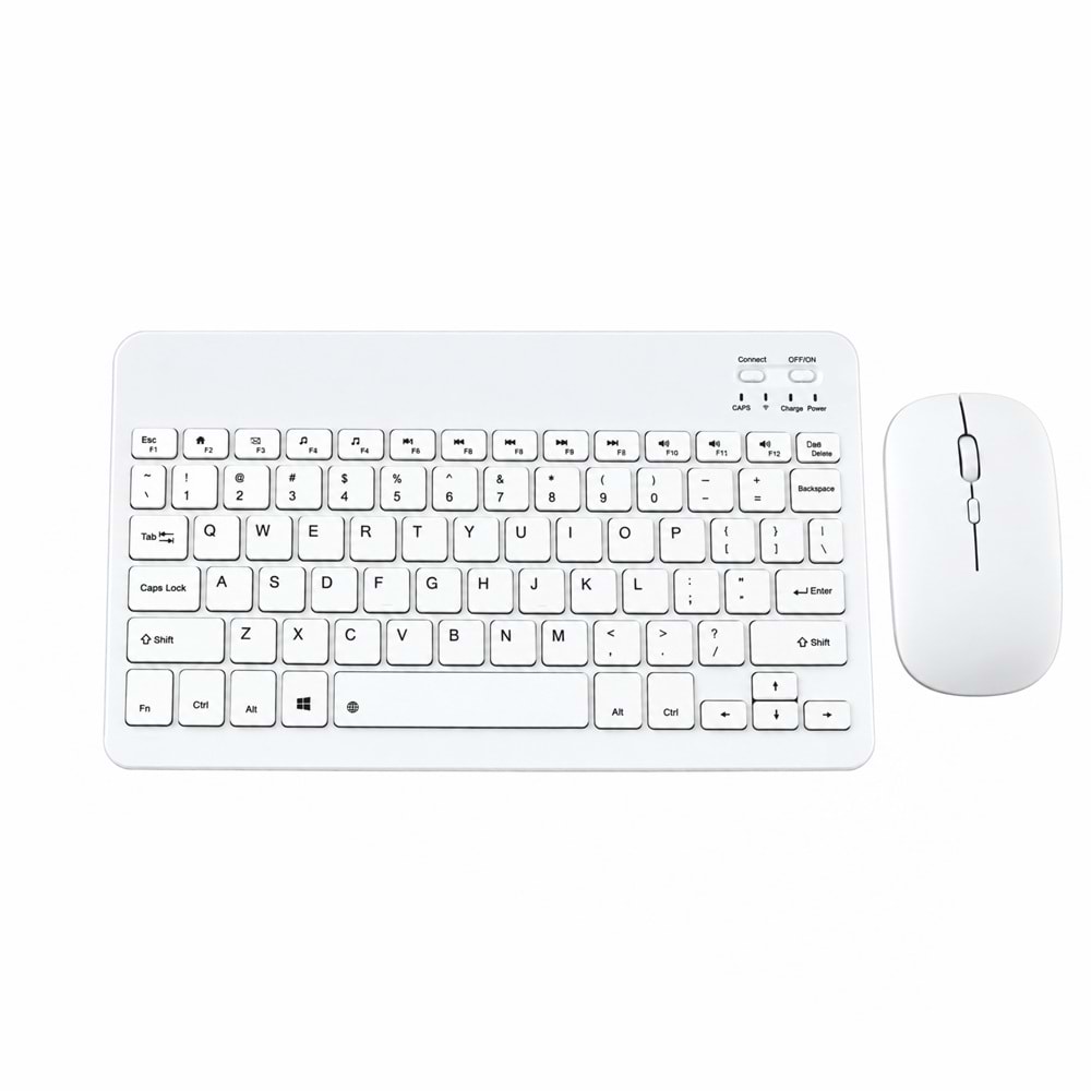 Kruxon ZR20KM BEYAZ KABLOSUZ KLAVYE MOUSE SET