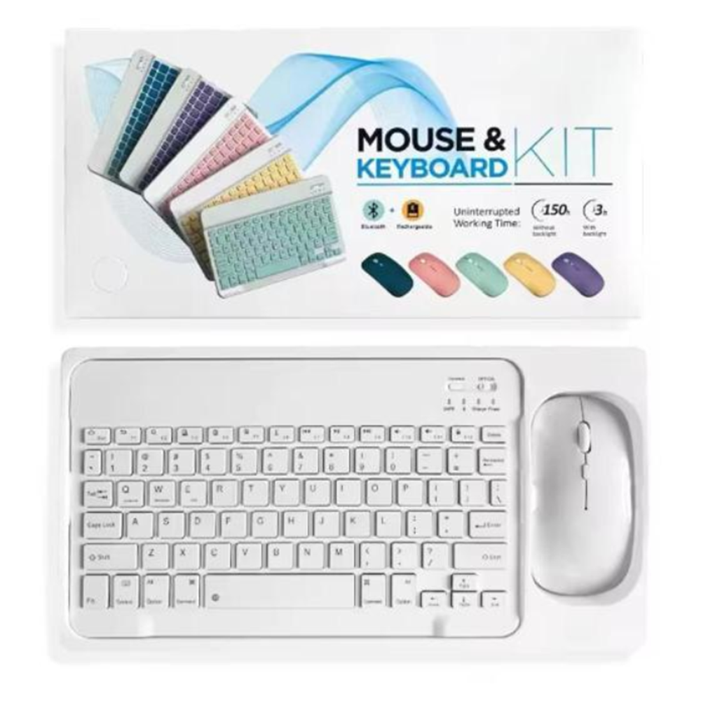 Kruxon ZR20KM BEYAZ KABLOSUZ KLAVYE MOUSE SET