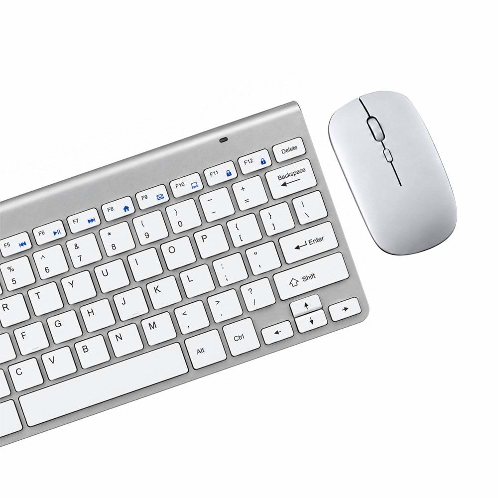 Kruxon ZR481 GRİ WİRELESS KLAVYE MOUSE SET