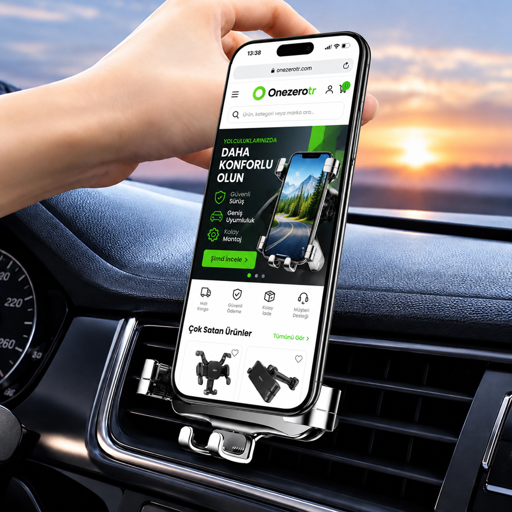 ZR518 KLİMA TİPİ ARAÇ TUTUCU AIR OUTLET IN-CAR