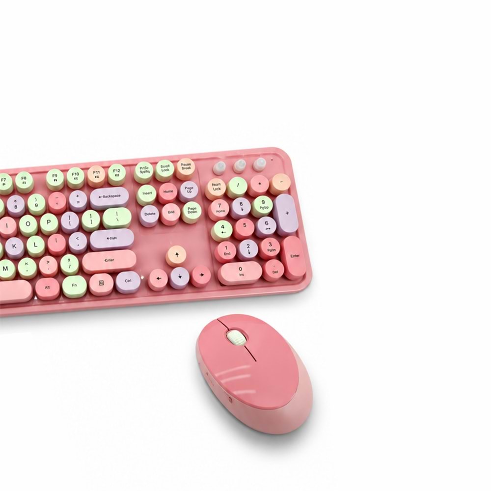 MOFİİ PEMBE SWEET DM COMBO KLAVYE MOUSE SET