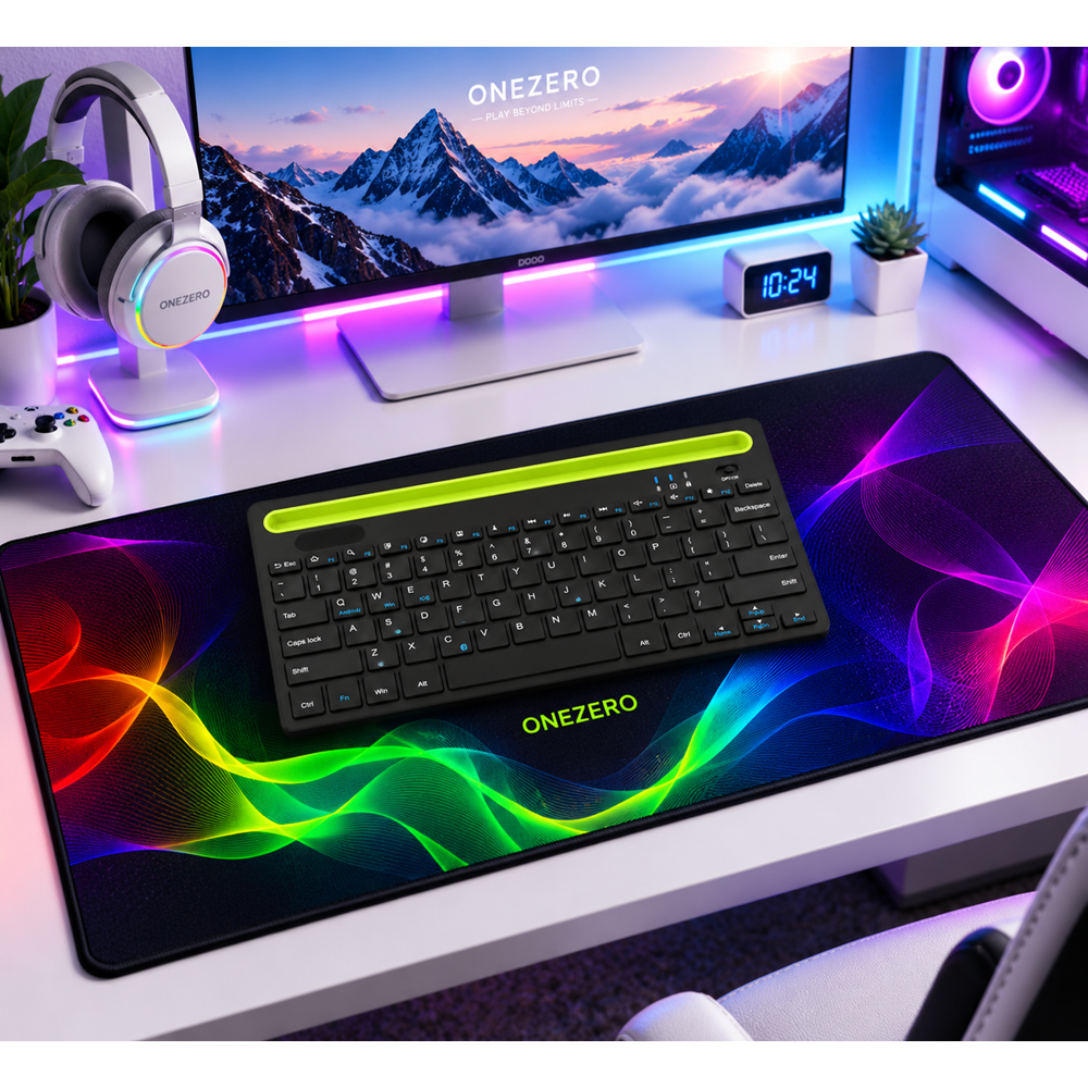 Kruxon ZR206 SİYAH K6100 KABLOSUZ KLAVYE