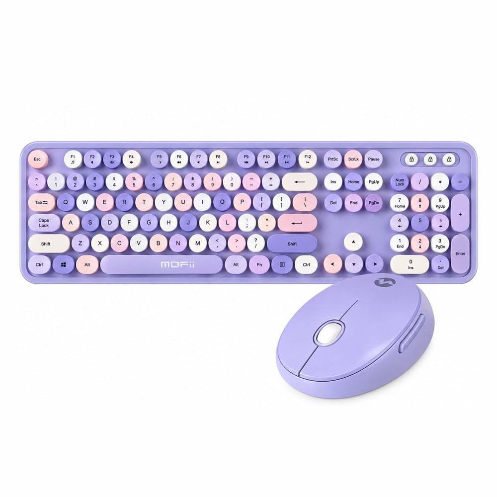 TR MOFİİ SWEET MOR KLAVYE MOUSE SET