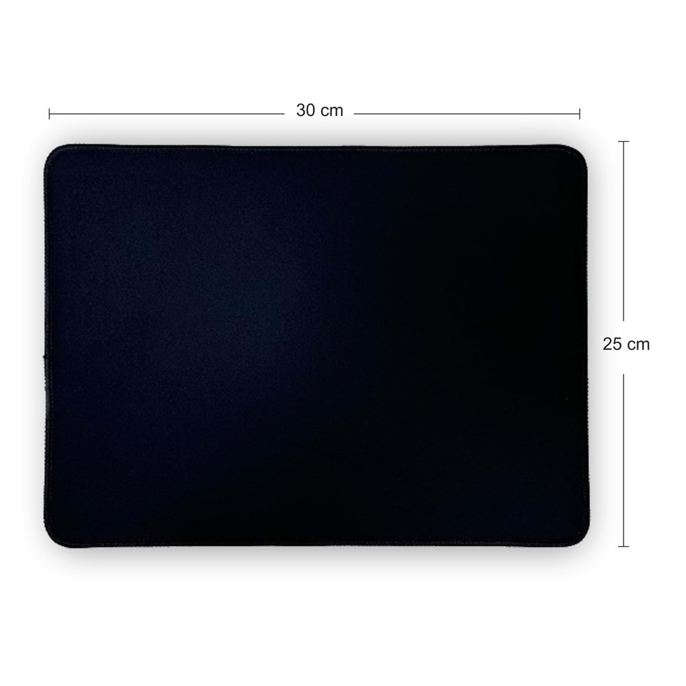 Kruxon ZR635 SİYAH MOUSE PAD 25X30