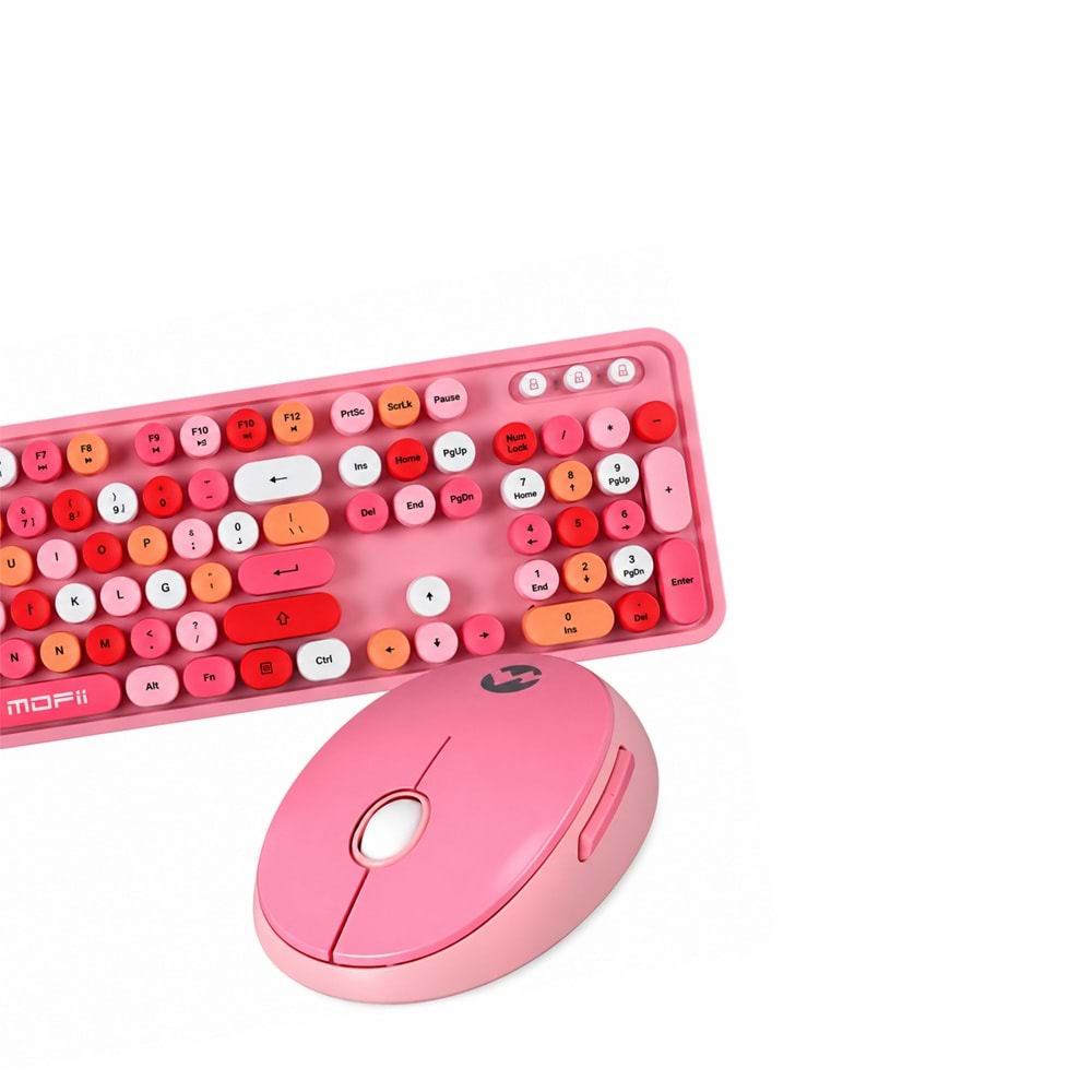 TR MOFİİ SWEET PEMBE KLAVYE MOUSE SET