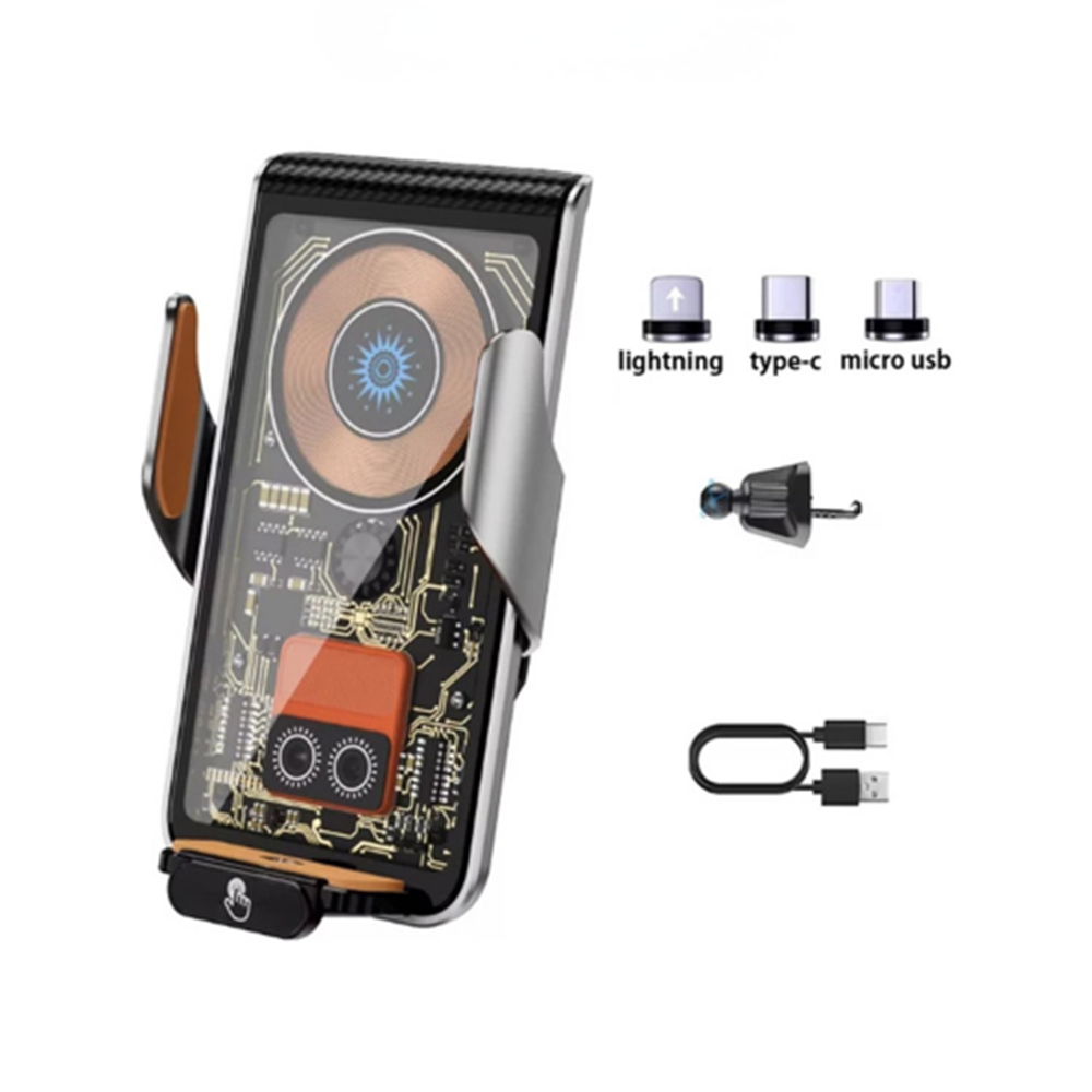 Kruxon ZR684 L9 WİRELESS ARAÇ TELEFON TUTUCU