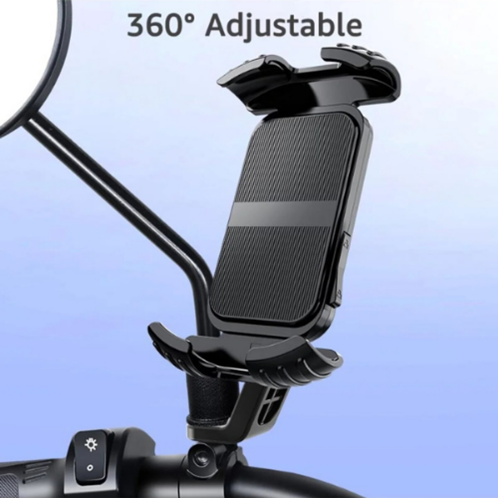 Kruxon ZR764 YX19-DC MOTOSİKLET GİDON TELEFON TUTUCU