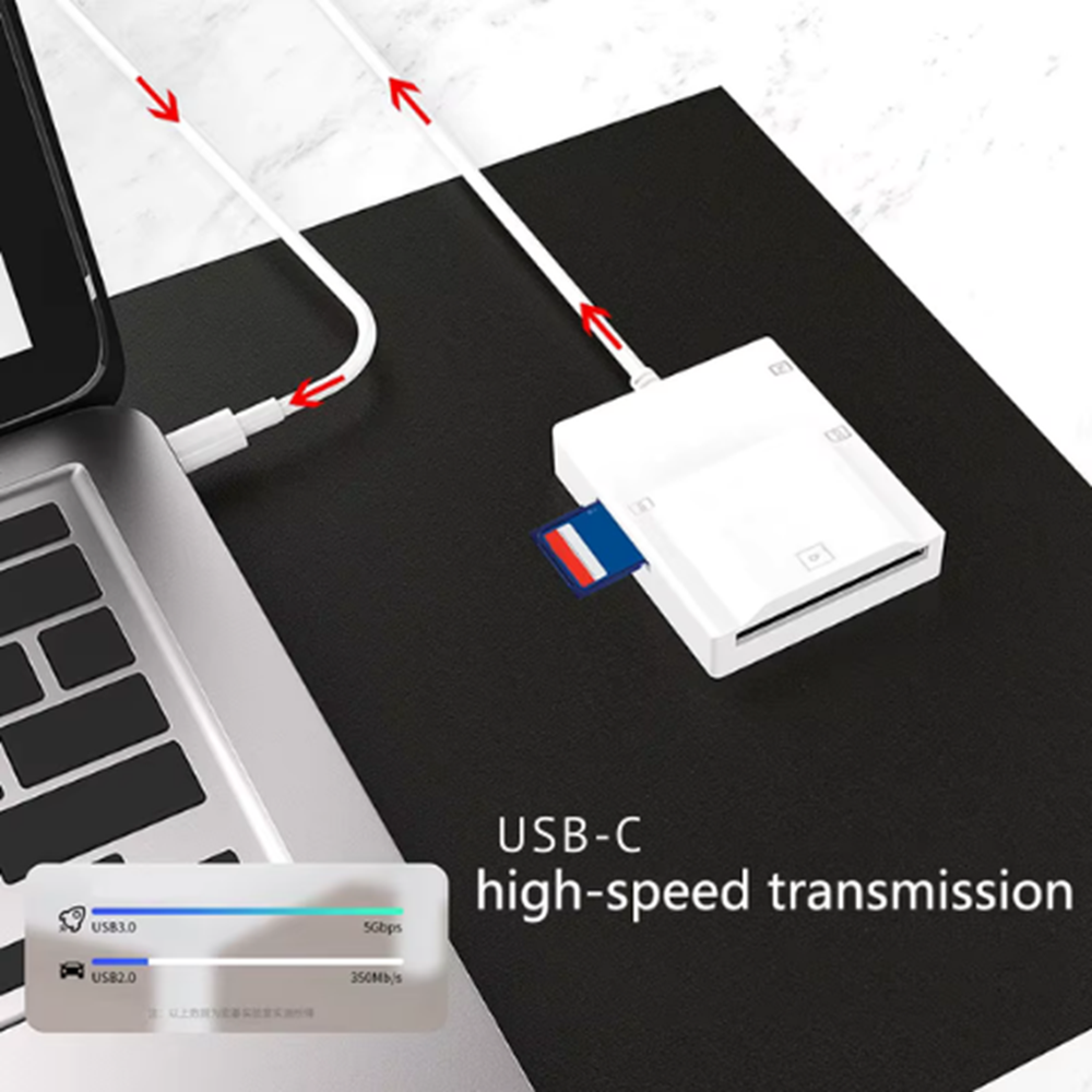 Kruxon ZR780 NK-3057H TYPE-C 3.0 4 İN 1 CARD READER