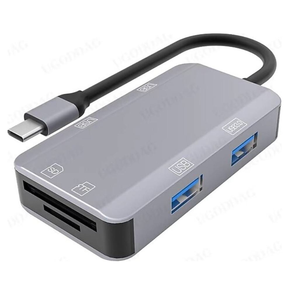 Kruxon ZR785 6 İN 1 NK-3049H USB-C MULTİ-FUNCTİON ÇEVİRİCİ