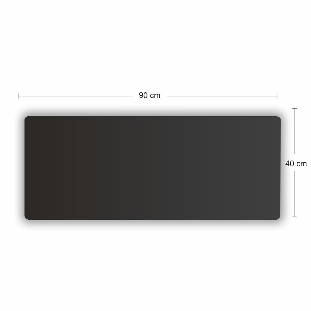 Kruxon ZR919 SİYAH MOUSE PAD 90X40
