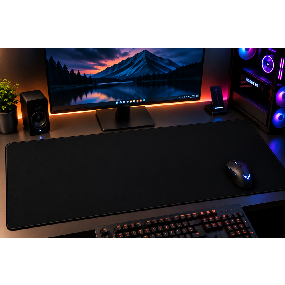 Kruxon ZR919 SİYAH MOUSE PAD 90X40
