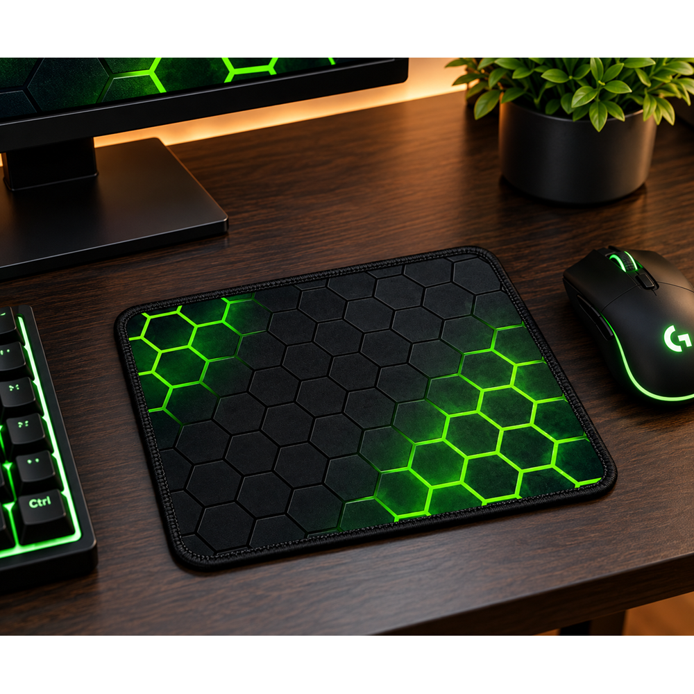 Kruxon ZR922 YEŞİL PETEK MOUSE PAD 25X30